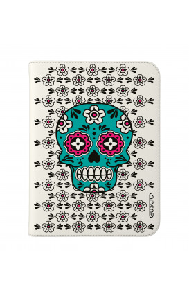 Case UNV TABLET 7-8" - WHT Green SugarSkull 